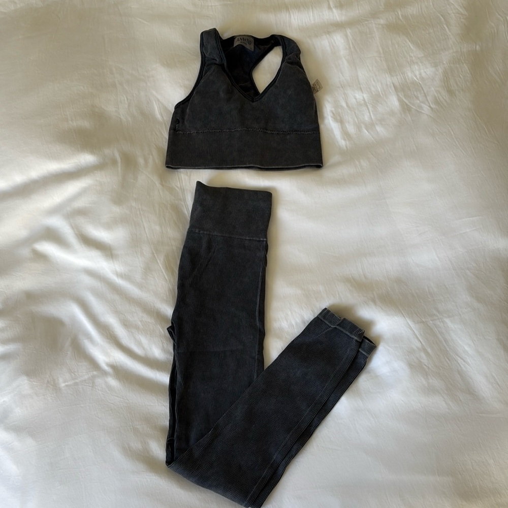 Chic Black Activewear Set
